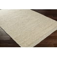 thumbnail image 4 of Hauteloom Yaniklar Modern Hand Woven Natural Fiber Wool Runner Rug - Contemporary Solid Color Carpet for Hallway, Dining Room - Farmhouse, Cottage - - Gray, Brown, Beige - 2'6" x 8', 4 of 12
