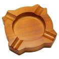 thumbnail image 3 of Cigar Ashtray, Wooden Ashtray, Square Ashtray 4 Slots Cigar Holder with Accessories Drawer for Indoor Outdoor Patio Home Office, Cigar Ash Tray Gifts for Men (Classic and Personalized), 3 of 5