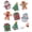 Christmas Set 2, variant on Diamond Art Christmas Ornament & Magnet Set - (8pcs)