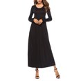 thumbnail image 3 of Robe Maxi Tauxra pour Femmes, Robe Décontractée à Manches Longues, Robe Ample à Taille Haute pour le Confort et le Style, 3 of 5