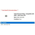 thumbnail image 2 of Turbo Oil Line O-Ring - Compatible with 2000 - 2004 Volvo V40 2001 2002 2003, 2 of 2