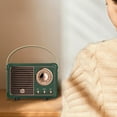 thumbnail image 3 of Retro Bluetooth with Powerful Sound Classic Portable Decor Old Fashion green, 3 of 9