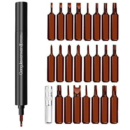 

Flantor Rechargeable Electric Screwdriver Set - with 24 Precision Bits for Laptop PC Cellphone Watch Camera Repair