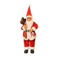thumbnail image 3 of Almencla Christmas Figurine Santa Claus Figure Doll Ornament Lovely Traditional Art Sculpture for Party Favors Supplies Window Desktop Red, 3 of 8