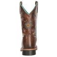 thumbnail image 4 of Smoky Mountain Western Boots Girls Floralie Pull On Brown 3841C, 4 of 7