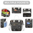 thumbnail image 2 of Ethereal Celestial Map Insulated Lunch Bag, Large Leakproof Cooler Tote with Astral and Solar Eclipse Prints, Perfect for Daily Use, 2 of 7