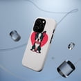 thumbnail image 5 of DistinctInk Tough Case for Apple iPhone 15 Pro MAX (6.7" Screen), Compatible with MagSafe Charging - Valentine's Day Boston Terrier, 5 of 6