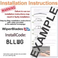 thumbnail image 5 of 2002 Suzuki Vitara Beam Wiper Blades Wipers w/1yr Warranty (Set of 3) w/Rear Wiper (WiperBladesUSA), 5 of 5
