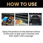 Oven Rack & Grill Cleaner, Heavy Duty Oven Cleaner, Eliminates Thick Grease & Build-Up, Griddle & BBQ Cleaning Solution