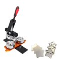 thumbnail image 2 of Five-Pointed Star Badge Machine Set Button Cutting Machine for 58*58mm Badge Making ,Easy to Use, 2 of 5