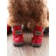 thumbnail image 1 of 1pc Anti-Slip Waterproof Wear-Resistant Snow Boots For Pets With Fleece, Autumn/Winter, 1 of 4