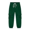 thumbnail image 4 of Ashirexll Boys Sweatpants Solid Color Sweatpants Cargo Pants Sports Casual Pants for 5-15 Years, 4 of 7