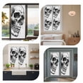 thumbnail image 7 of Horror Skull Window Privacy Film, Black Skeleton Spooky Halloween Static Cling UV Sun Blocking Heat Control Window Tint Day and Night, Non-Adhesive Reusable One Way Windows Privacy Cover 23.6''x59'', 7 of 7