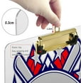 thumbnail image 4 of GZHJMY Baseball Clipboard A4 Standard Size Decorative Clipboard with Low Profile Metal Clip for Students Men Women Classroom and Office Whiteboard Clipboards, 4 of 7