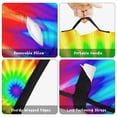 thumbnail image 6 of Red and Green Tie Dye Pattern Teens Toddler Nap Mat with Pillow, Sleeping Mat Bag for Preschool Daycare 59"x22", 6 of 6