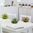 thumbnail image 5 of Artificial Small Plant 6pcs Fake Flower Potted Plant Bathroom for Indoor Decor Window Tabletop Office Colorful, 5 of 7