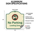 thumbnail image 2 of SignMission Designer Series Sign - Cabin Rental (With Left Arrow) | Tan & Green 18" X 18" Heavy-Gauge Aluminum Architectural Sign | Protect Your Business & Municipality | Made in the, 2 of 4