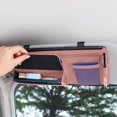 thumbnail image 4 of PATLOLLAV PU Leather Car Visor Organizer with Multi-Compartment Storage - Windshield Sunshade, Glasses/Card Holder for Vehicles, 4 of 6