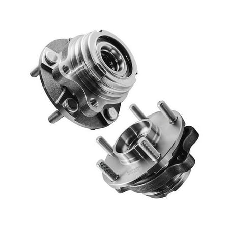 Front Wheel Hub and Bearing Assembly - Set of 2 - Compatible with 2007 - 2013 Nissan Altima Coupe 2008 2009 2010 2011 2012