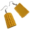 thumbnail image 2 of YYKihy Cute Quirky Simulation Corn Resin Earrings Earrings Fruit And Vegetable Earrings Studs Earrings, 2 of 9