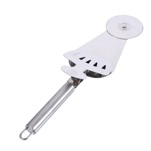 SWETRACE Stainless Steel 3 in 1 Pizza Slicer Pie Server and Cutter for Kitchen Use