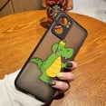 thumbnail image 3 of Funda de teléfono mate para OPPO RENO 8 8T 7Z 7 6Z 6 5 4 3 PRO PLUS 4G 5G Edge Funda Coque Capa Shell lindo dibujos animados cocodrilo, 3 of 5