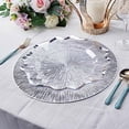 thumbnail image 6 of BalsaCircle 6 Silver 15" Spike Design Round Vinyl PLacemats Wedding Party Decor, 6 of 8