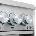 thumbnail image 6 of Cosmo 32 in. Built-In 4 Burner Propane Gas Grill with Infrared Rotisserie, Knob LED Lighting in Stainless Steel, 6 of 15