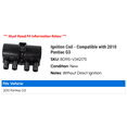 thumbnail image 2 of Ignition Coil - Compatible with 2010 Pontiac G3, 2 of 2