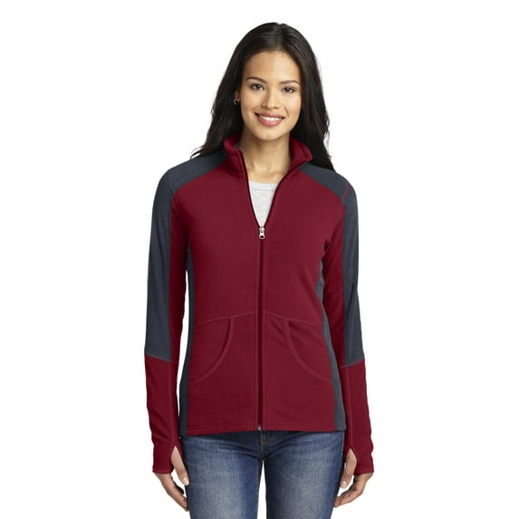 Port Authority Ladies Colorblock Microfleece Jacket