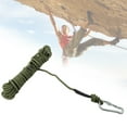 thumbnail image 3 of Cuerda de seguridad para escalada en roca al aire libre, 10 m, para senderismo, rescate, supervivencia, escape, con garras voladoras, 3 of 8