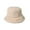 Beige, variant on Fnooota Womens Bucket Hats, Solid Color Windproof Plush Warm Winter Hats for Women Beige Size L
