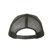 Richardson - Adjustable Snapback Trucker Cap - 112 - Black - Size: OSFM