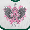 thumbnail image 4 of Inktastic Breast Cancer Cool Wings Boys or Girls Baby Bib, 4 of 4