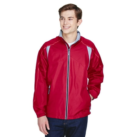 The Ash City - North End Men's Endurance Lightweight Colorblock Jacket - OLYMPIC RED 665 - L