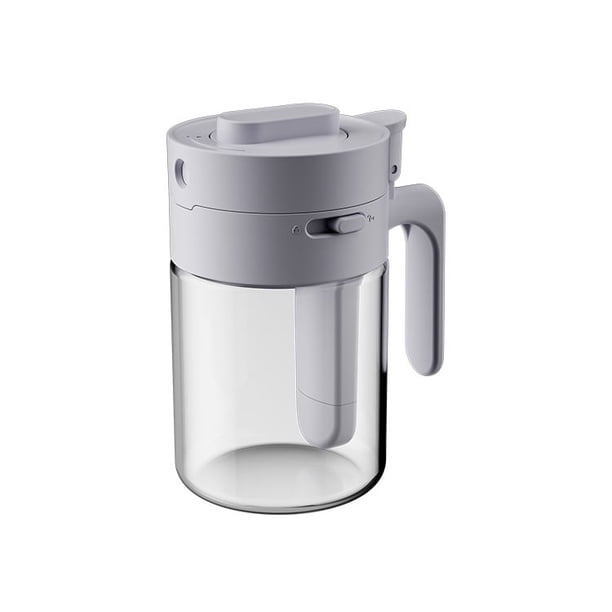 Mejores tarros de especias de cristal con cucharas - Caja de almacenamiento de condimentos 6 en 1 para cocina, recipientes desmontables resistentes al calor para especias frescas