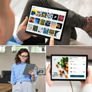 AEEZO 10 inch Tablet Android 13 Tablets, Quad-Core Tablet PC, 6GB RAM, 64GB ROM, 128GB Expand, 5000mAh, 1280x800 HD Touch Screen, 5MP+8MP, Wifi, Dual Camera - Silver