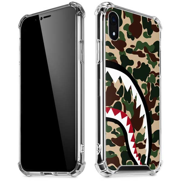 Skinit Camouflage Shark Teeth Street Camo iPhone XR Clear Case