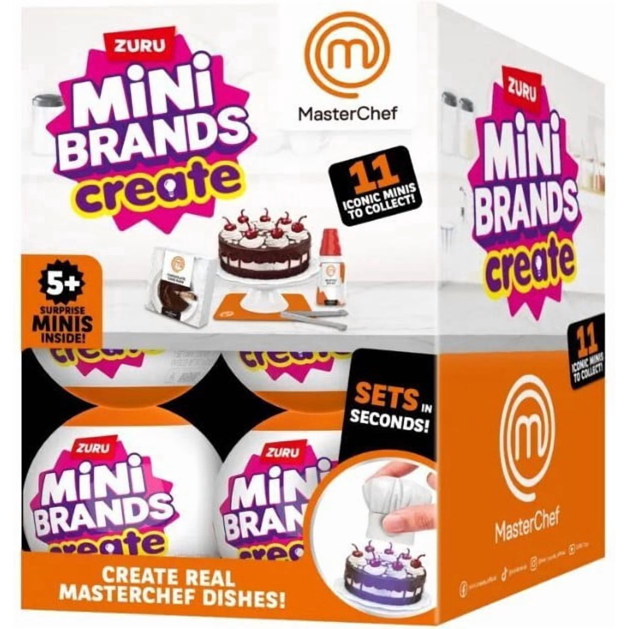 5 Surprise Mini Brands Create Master Chef Mystery Box (21 Packs)