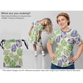 thumbnail image 7 of oneOone Viscose Jersey Bluish Violet Fabric Map Fabric For Sewing Printed Craft Fabric By The Yard 60 Inch Wide, 7 of 7