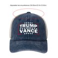thumbnail image 4 of Vance 2024 Sombrero Gorras Béisbol Algodón Transpirable Ajustable (caqui) Azul Marino, 4 of 5