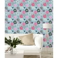 thumbnail image 2 of Flowers and Berries Wallpaper Peel-and-Stick - 25"W x 125"H, 2 of 3