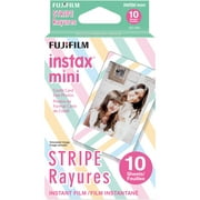 Fujifilm 10 Exposures Instax Mini Stripe Instant Film
