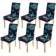 thumbnail image 1 of Funda protectora para silla elástica ABPHQTO Colful Starfish in Ocean Sea juego de 6, 1 of 4