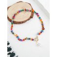 thumbnail image 1 of 1 Uds. Collar bohemio colorido de piedra triturada ins collar de piedra natural femenina joyería de verano, 1 of 4