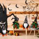 thumbnail image 5 of 2 piezas de decoración de felpa de gnomos de Halloween, muñeca de Halloween vintage, mesa de decoración, 5 of 5