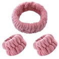 thumbnail image 1 of Plush Hair Band Cosmetic Makeup Washing Face Shower Spa Elastic Hair Hoop, 1 of 5