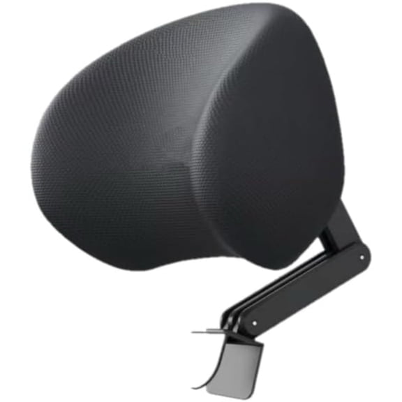 Black Memory Foam Headrest Attachment for Office Chair