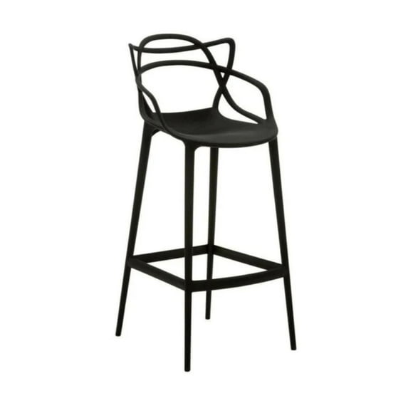 Plata Import Master Stool 26'' in Black color