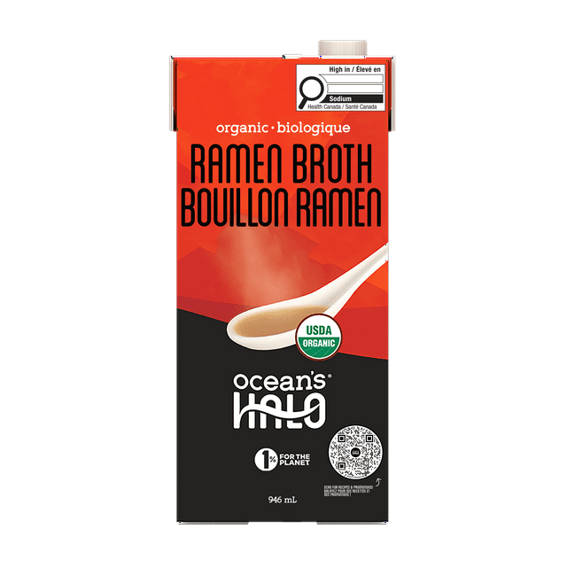 Ocean's Halo, Organic Ramen Broth, Shelf-Stable, 946 ml